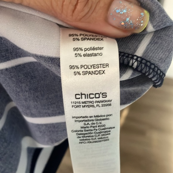 Navy and White Striped Top - Picture 7 of 9